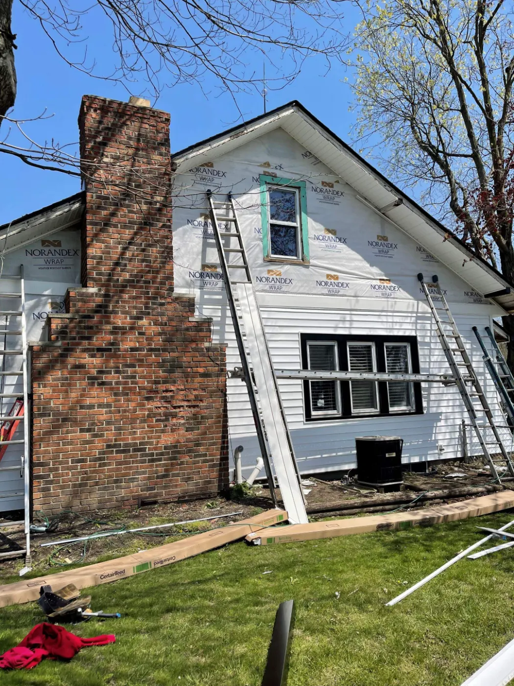Fiber cement siding installed on a Stones Crossing home